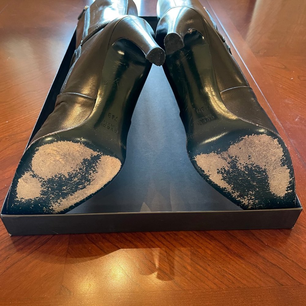 Gucci Malaga Kid Knee High Boots 7 - Picture 7 of 10